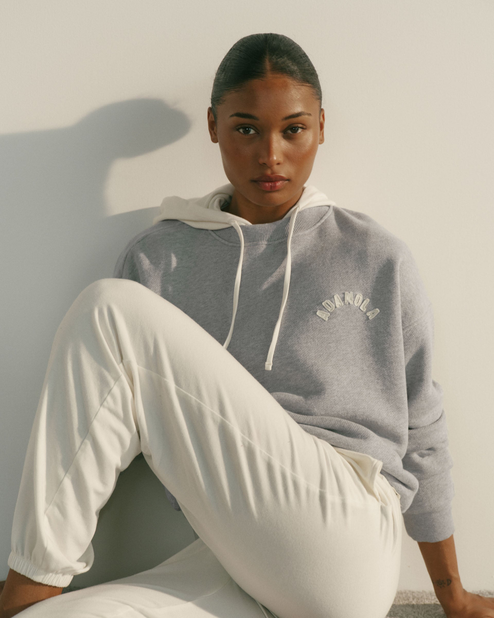 Classic Oversized Sweatshirt - Heather Grey - Xxs