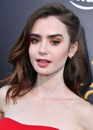 Lily Collins arrives at the Premiere of "The Last Tycoon" in 2017