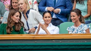 Princess Catherine, Meghan, Duchess of Sussex and Pippa Middleton in the Royal Box