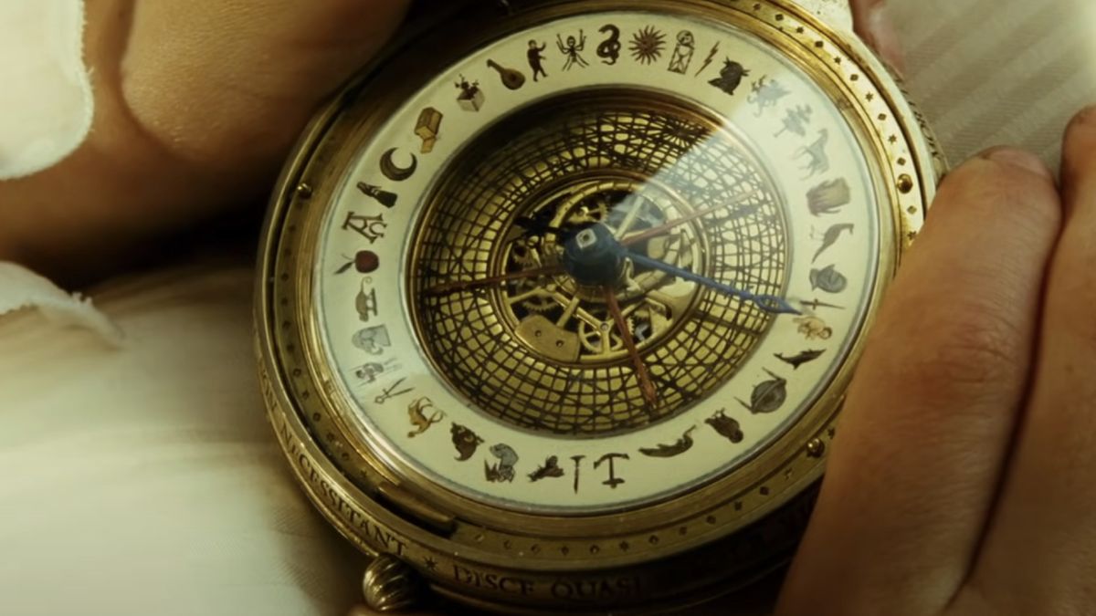 The compass from The Golden Compass, a film that Chris Weitz directed. 