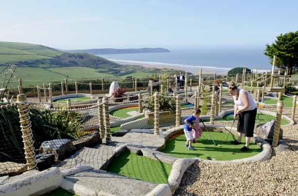 Budget holiday parks Devon Woolacombe Bay