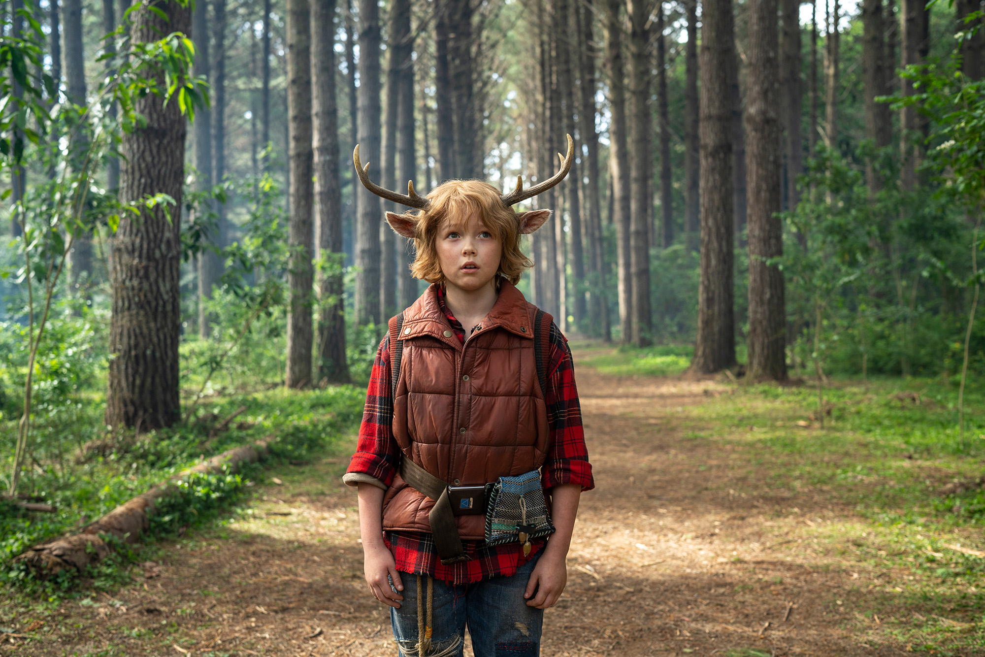 Gus in his wilderness home in Sweet Tooth.