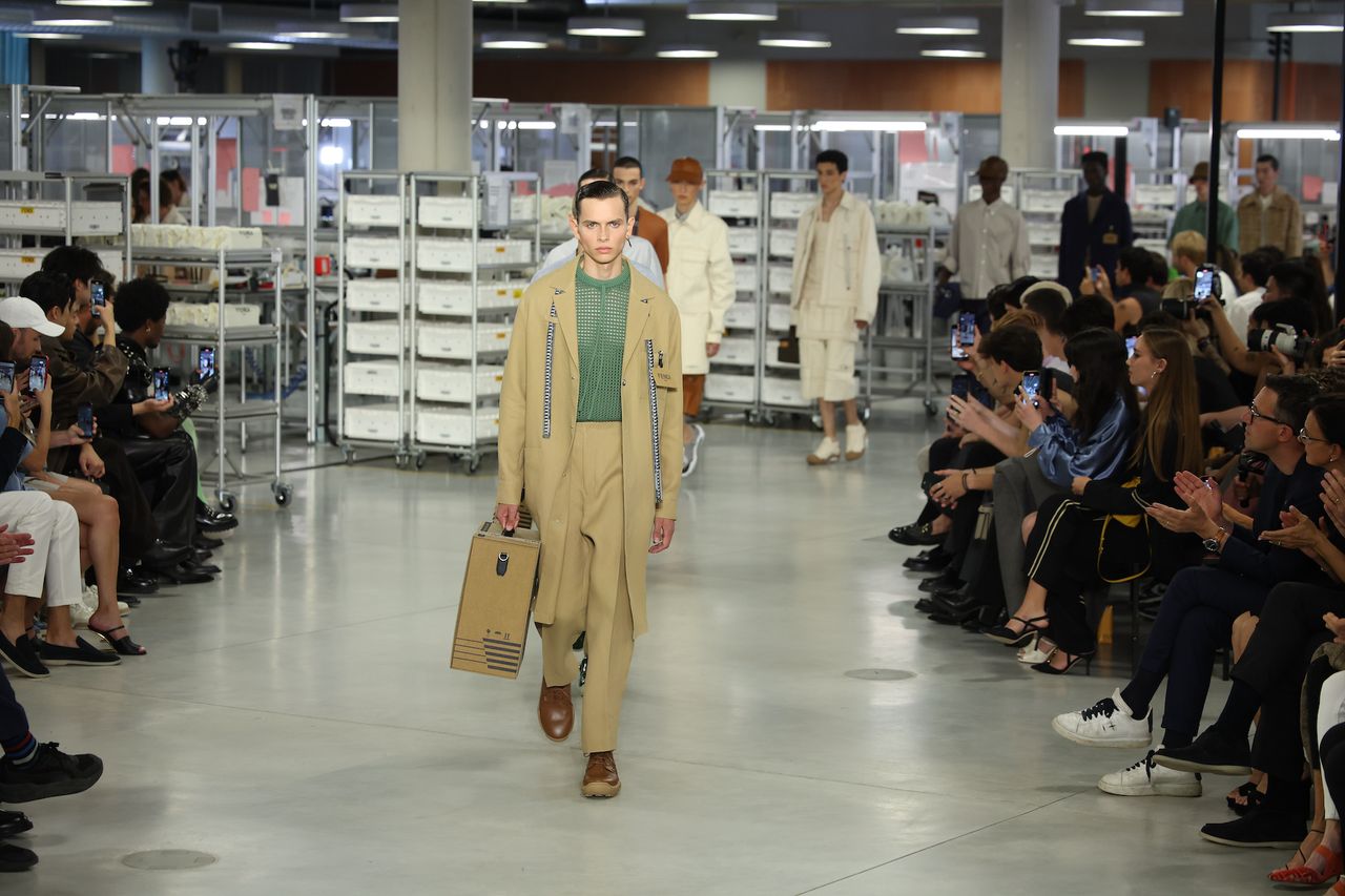 Fendi runway show at Pitti Uomo