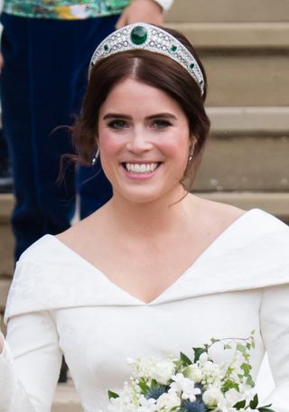 Eugenie was the first royal family member to wear the Greville tiara in public