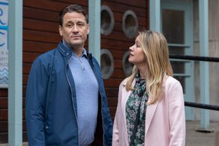 Tony Hutchinson with his wife Diane in Hollyoaks.
