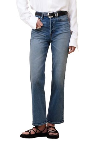 Ultra High-Rise Wide-Leg Crop Jean