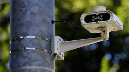 An ALPR on a lightpole in Kansas