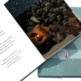 gif of an illustrated book coming to life