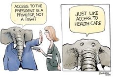 Political cartoon