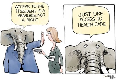 Political cartoon