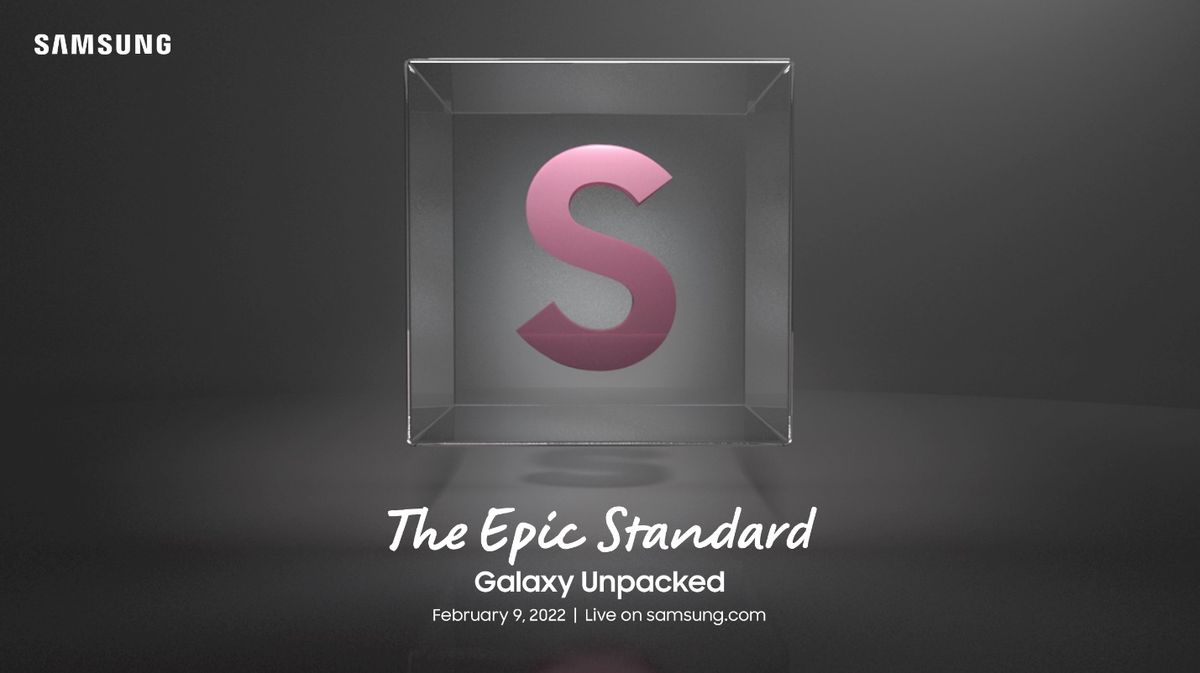 Galaxy Unpacked February 2022 invitation