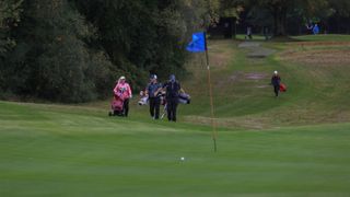 Fourball on the golf course