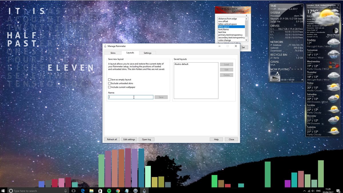 How to create a custom Windows 10 desktop with Rainmeter | TechRadar