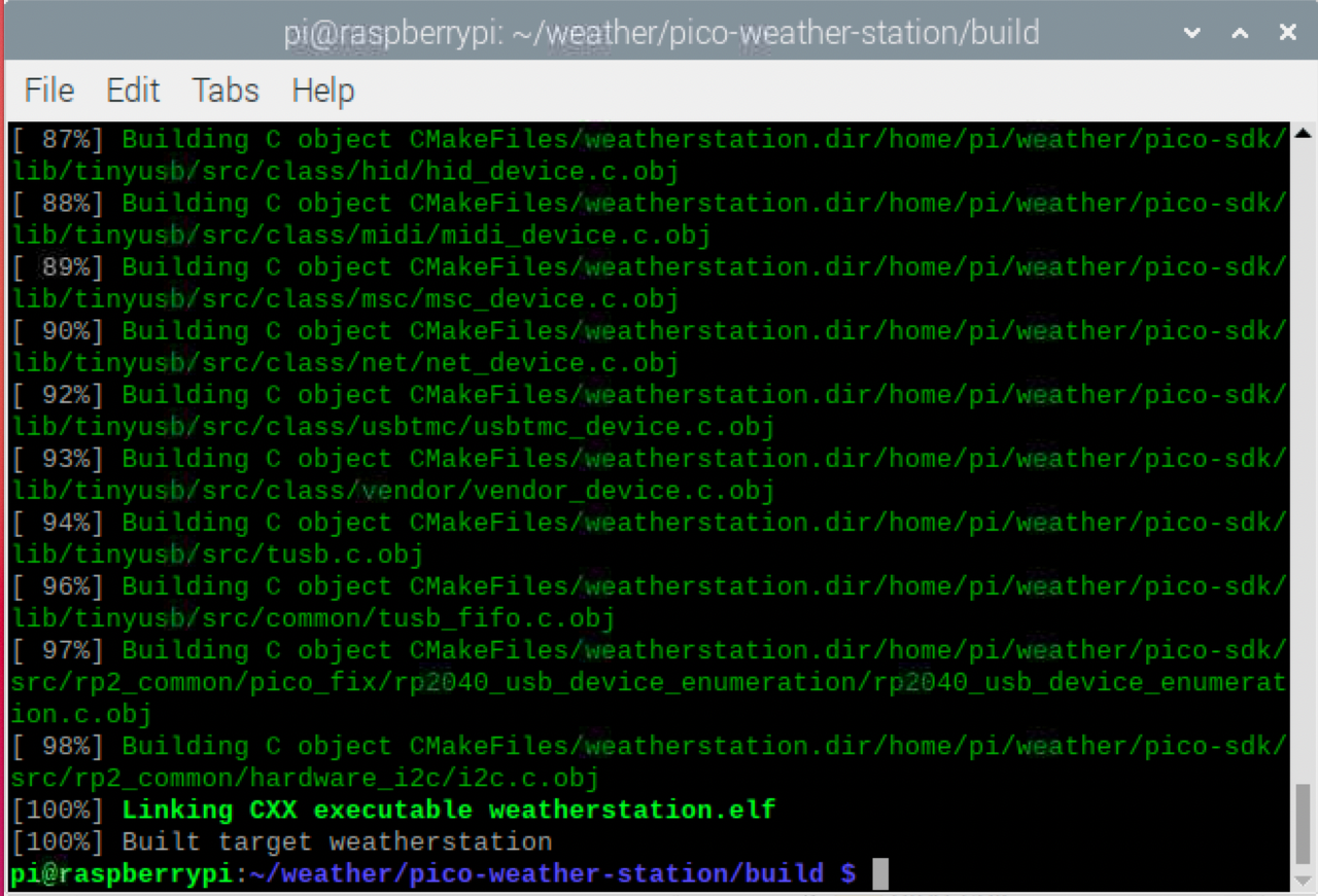 Raspberry Pi Pico Weather Station