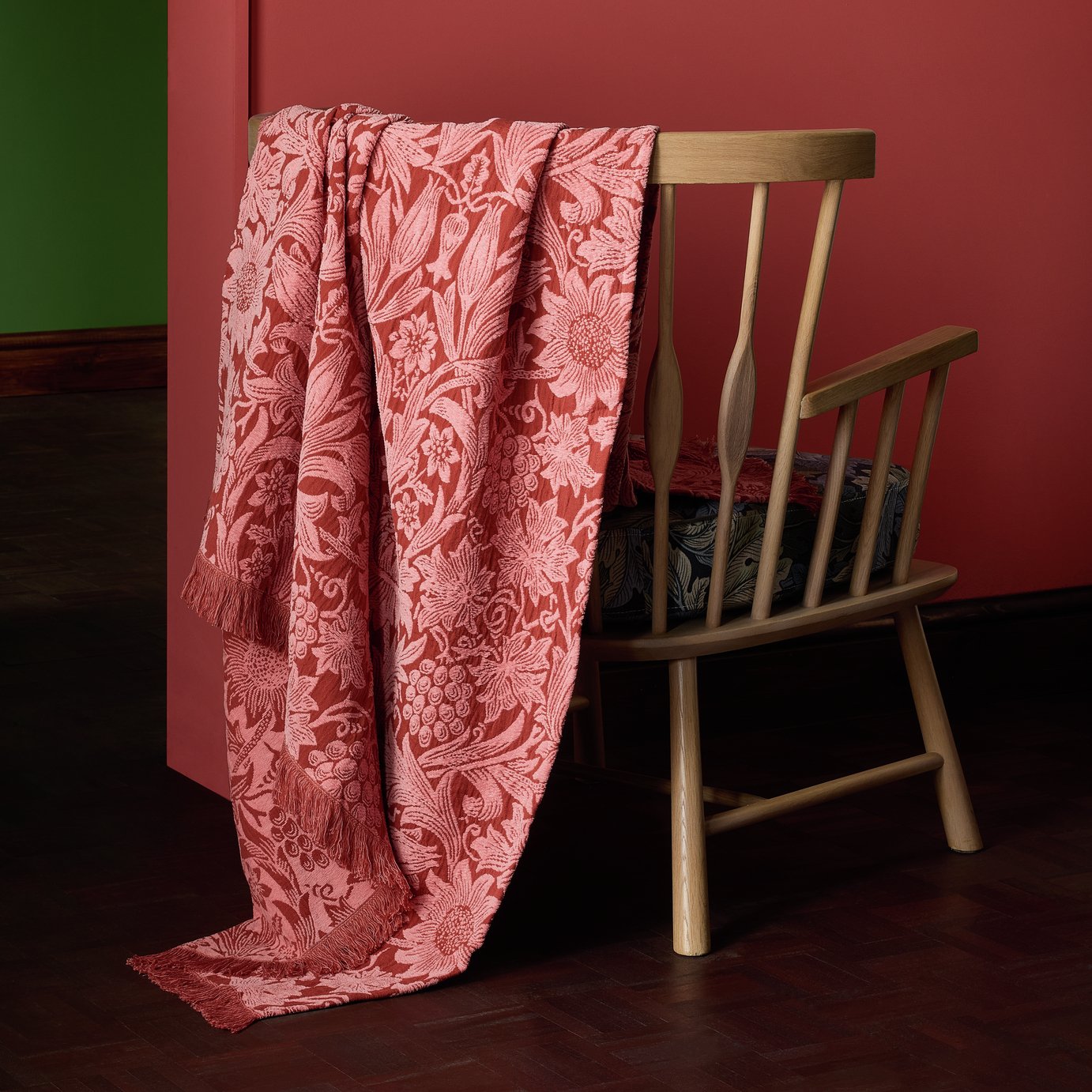 Habitat &amp;amp; Morris &amp;amp; Co. Sunflower Chenille Throw - 125x150cm