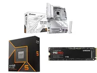 AMD Ryzen 5 9600X, Gigabyte B850 Aorus Elite Wi-Fi 7, Samsung 990 Pro SSD 1TB