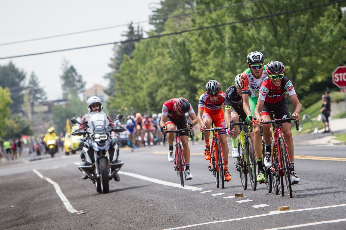 Manuel Senni (BMC) drives the breakaway