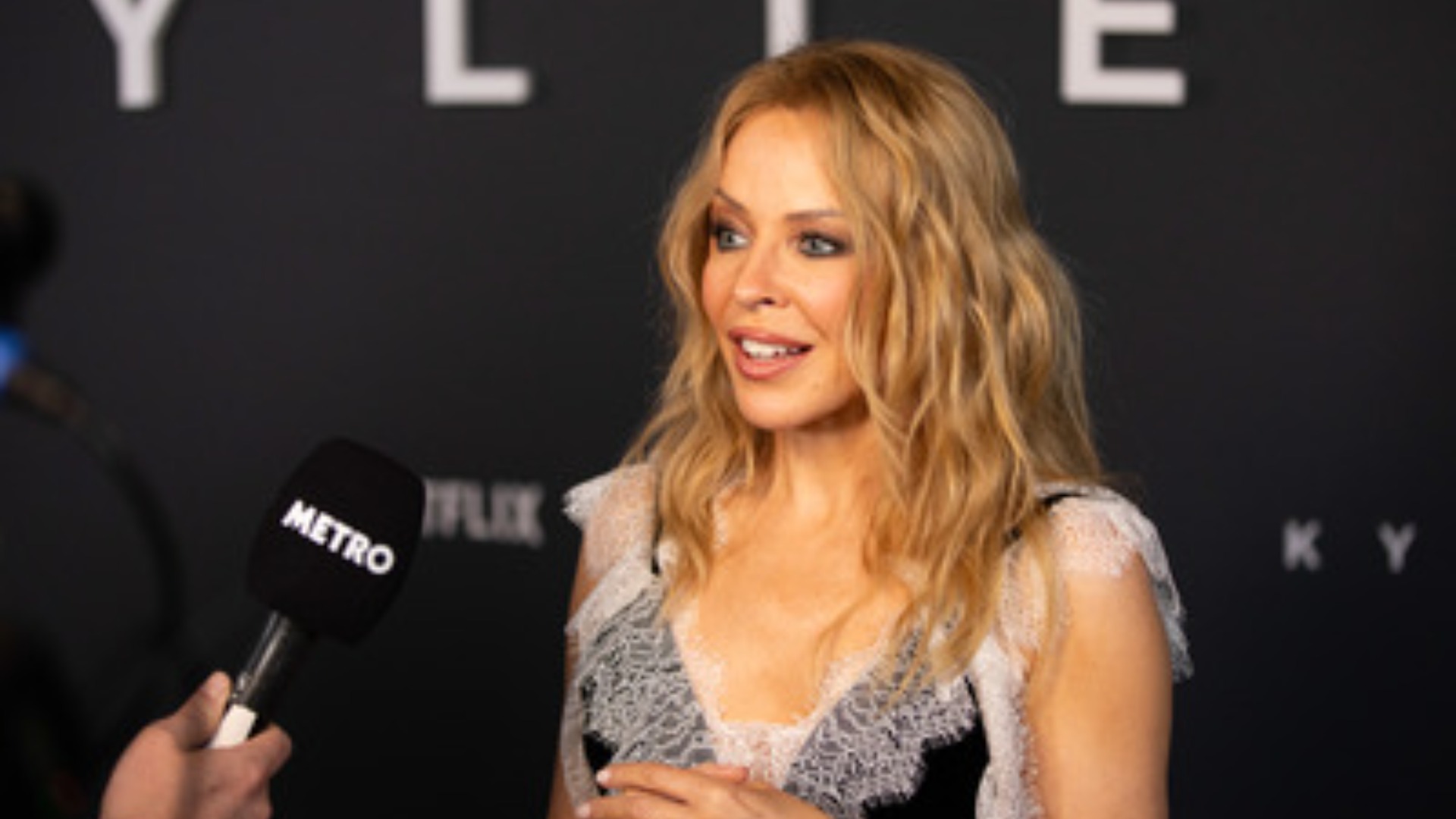 Kylie Minogue attends the launch event for the Netflix documentary series &lsquo;Kylie&rsquo;, at Frameless on May 18, 2026 in London, England