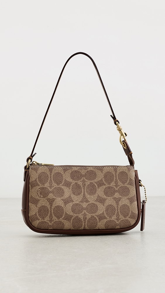 Recycled Signature Leather 18 Plaza Bag - Tan Brown
