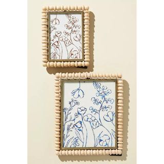 anthropologie wooden picture frame