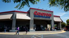The exterior of a Costco store in Richmond, California.