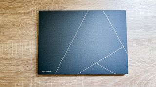 Asus Zenbook S 13 OLED review unit, lid facing camera