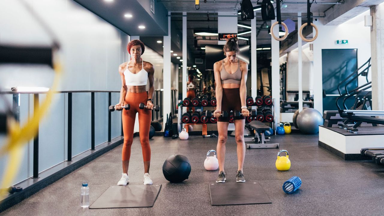 What is strength training? Two women working out