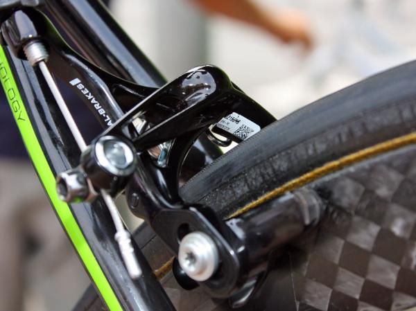 Campagnolo bar codes all of its components these days in order to keep better track of where it all goes - mostly in an effort to cut down on grey market traffic.