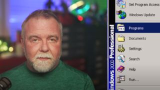 Dave Plummer with the Windows 95 Start menu