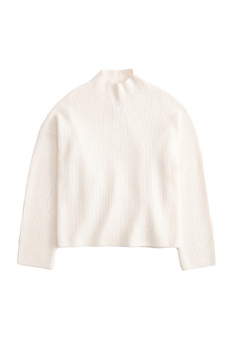 Abercrombie & Fitch Easy Funnel Neck Sweater (Was $70) 