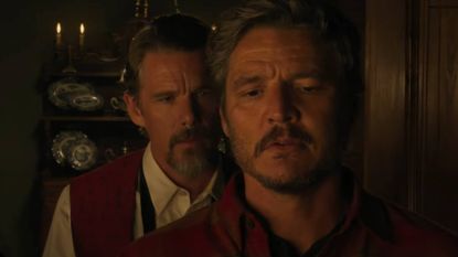 Pedro Pascal and Ethan Hawke in Strange Way of Life