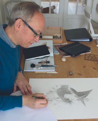 Kidby began illustrating for Sir Terry Pratchett back in 2002 and remained close with the author until his death in 2015