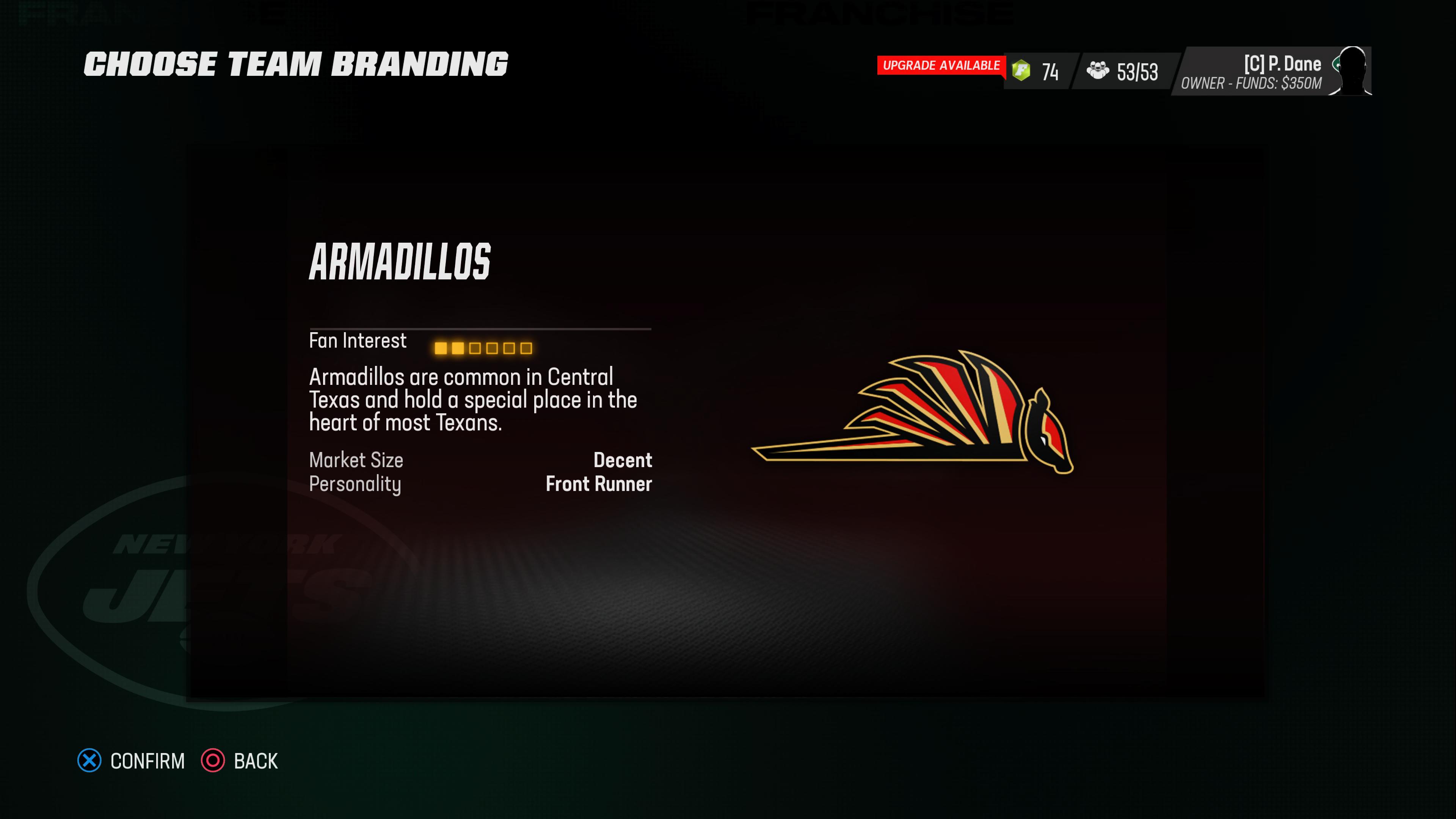 Madden 23 Relocation: Choosing the Armadillos Name and Logo