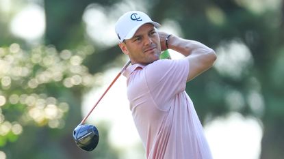 Martin Kaymer of Germany plays his tee shot on the 11th hole during the second round of the 2024 U.S. Open on The No.2 Course at The Pinehurst Resort on June 14, 2024 in Pinehurst, North Carolina.