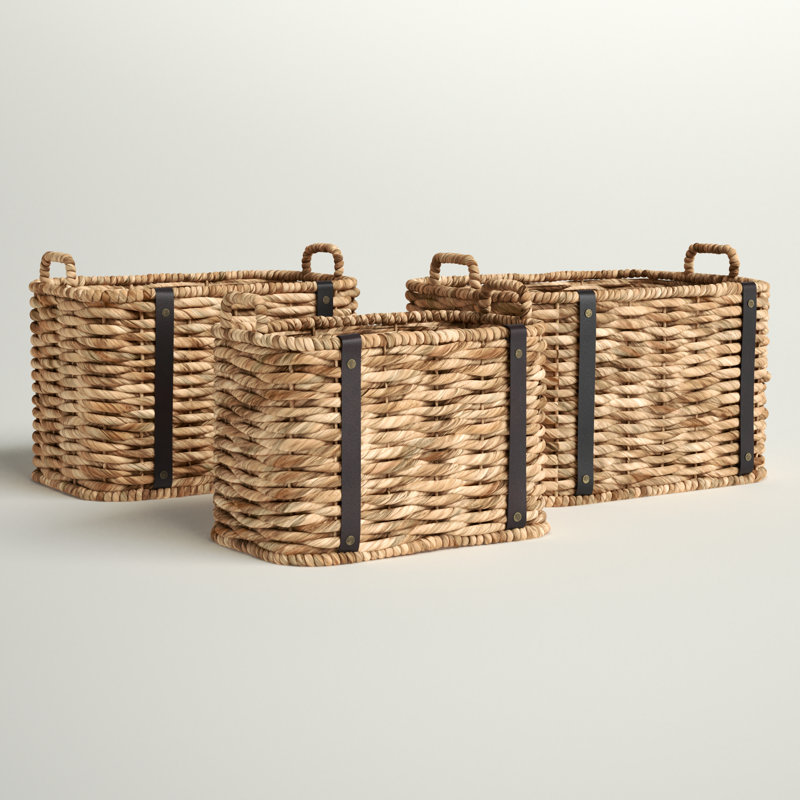 Sand & Stable™ Wicker Basket Set & Reviews | Wayfair
