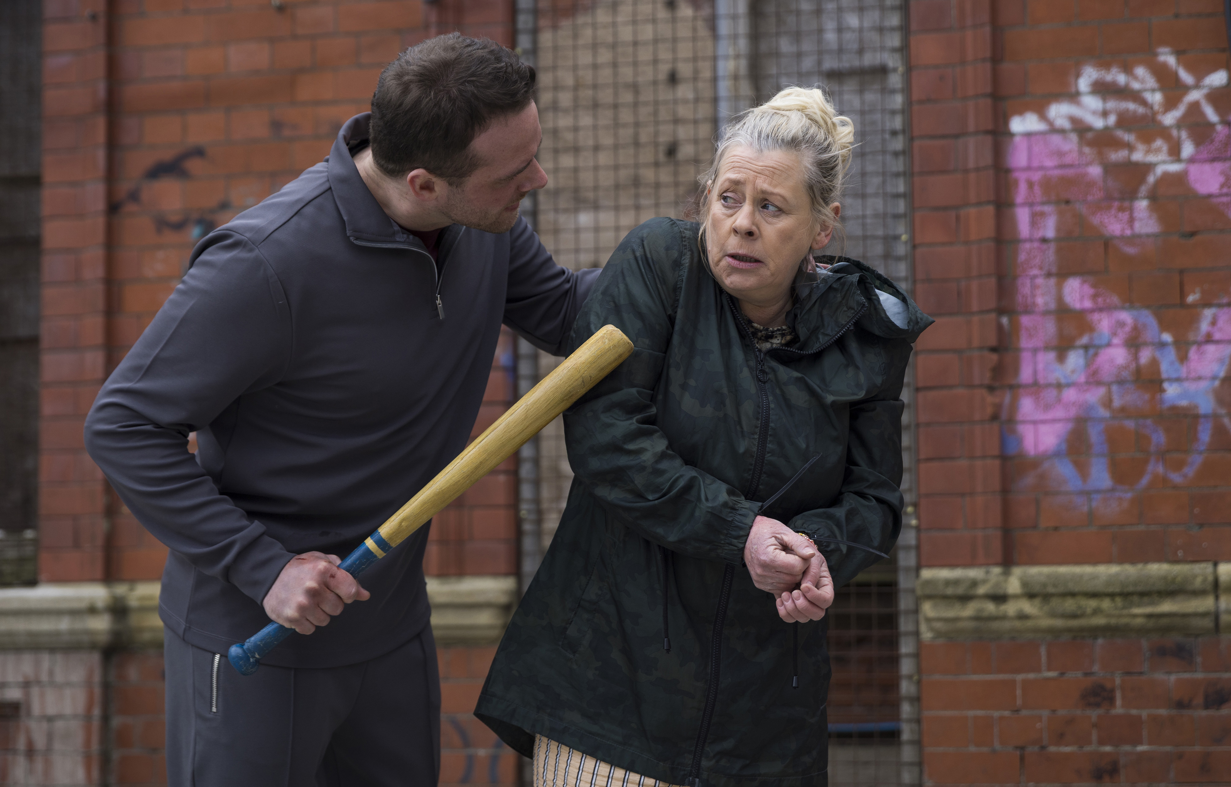Mick Michaelis and Bernie Winter in Coronation Street