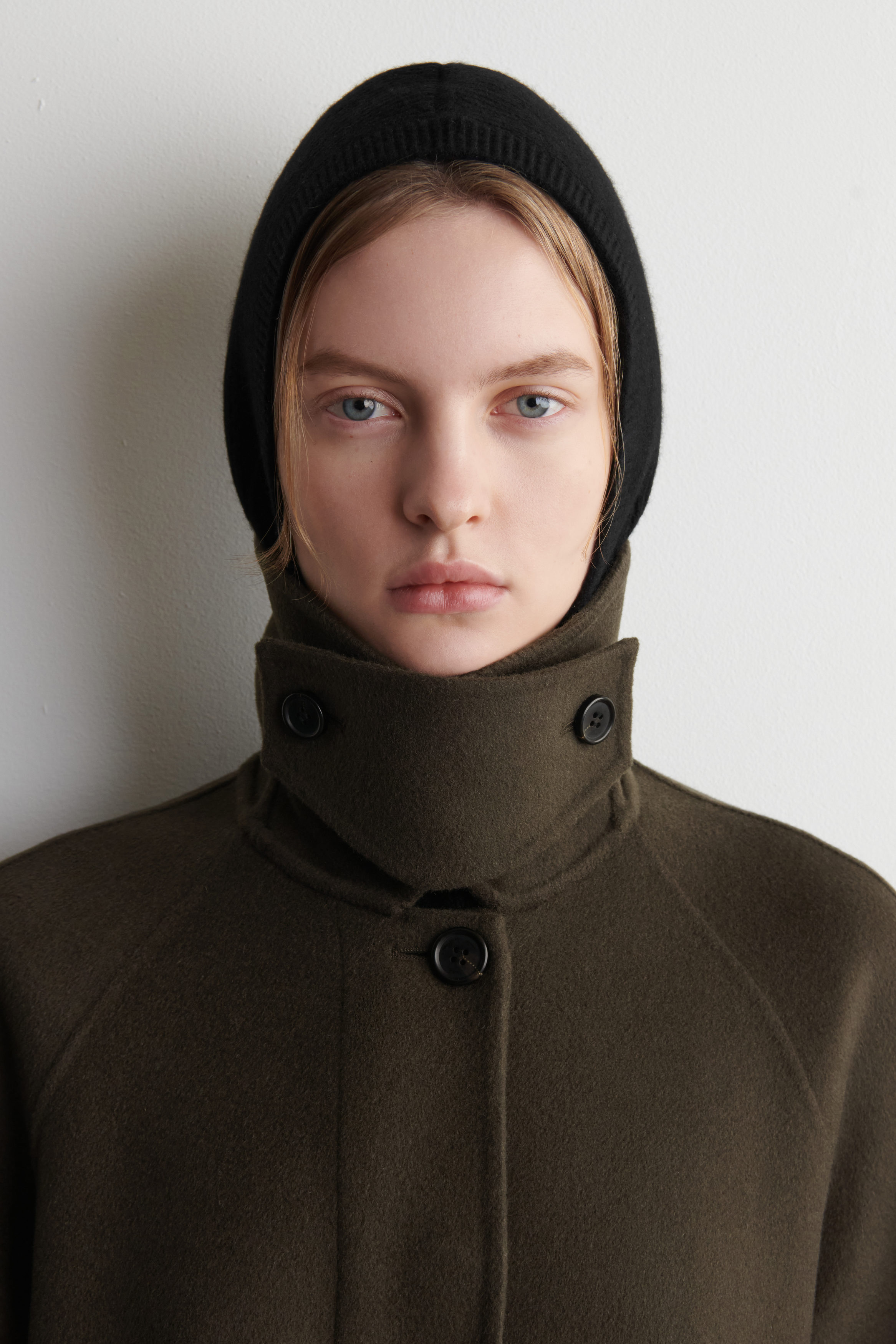 Ribbed Wool-Cashmere Balaclava