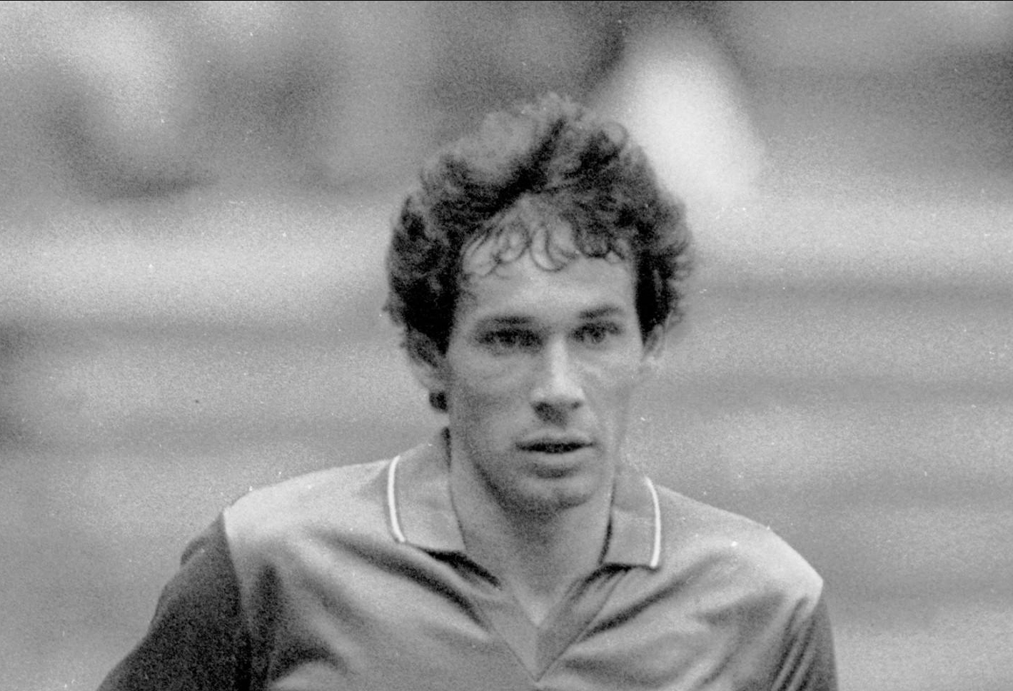 Roberto Tricella playing for Italy in 1985