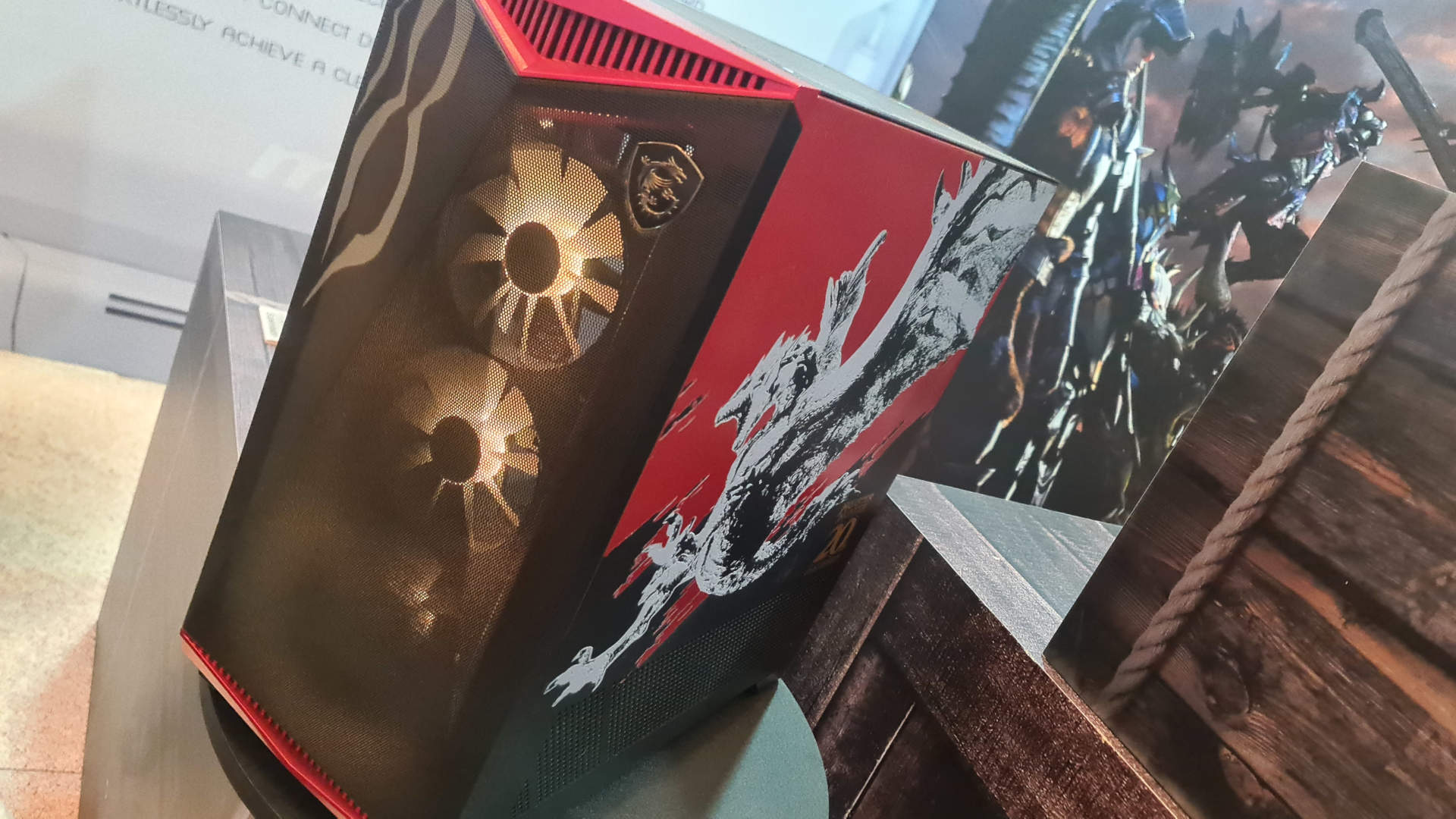 MSI and Capcom colloboration of Monster Hunter themed PC components and products