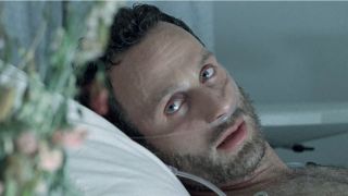 Rick Grimes in Walking Dead flashback to premiere