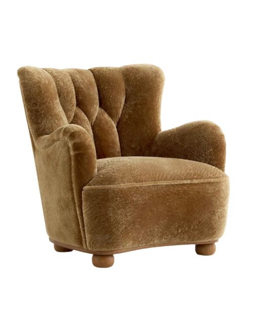 Yates Shearling Accent Chair