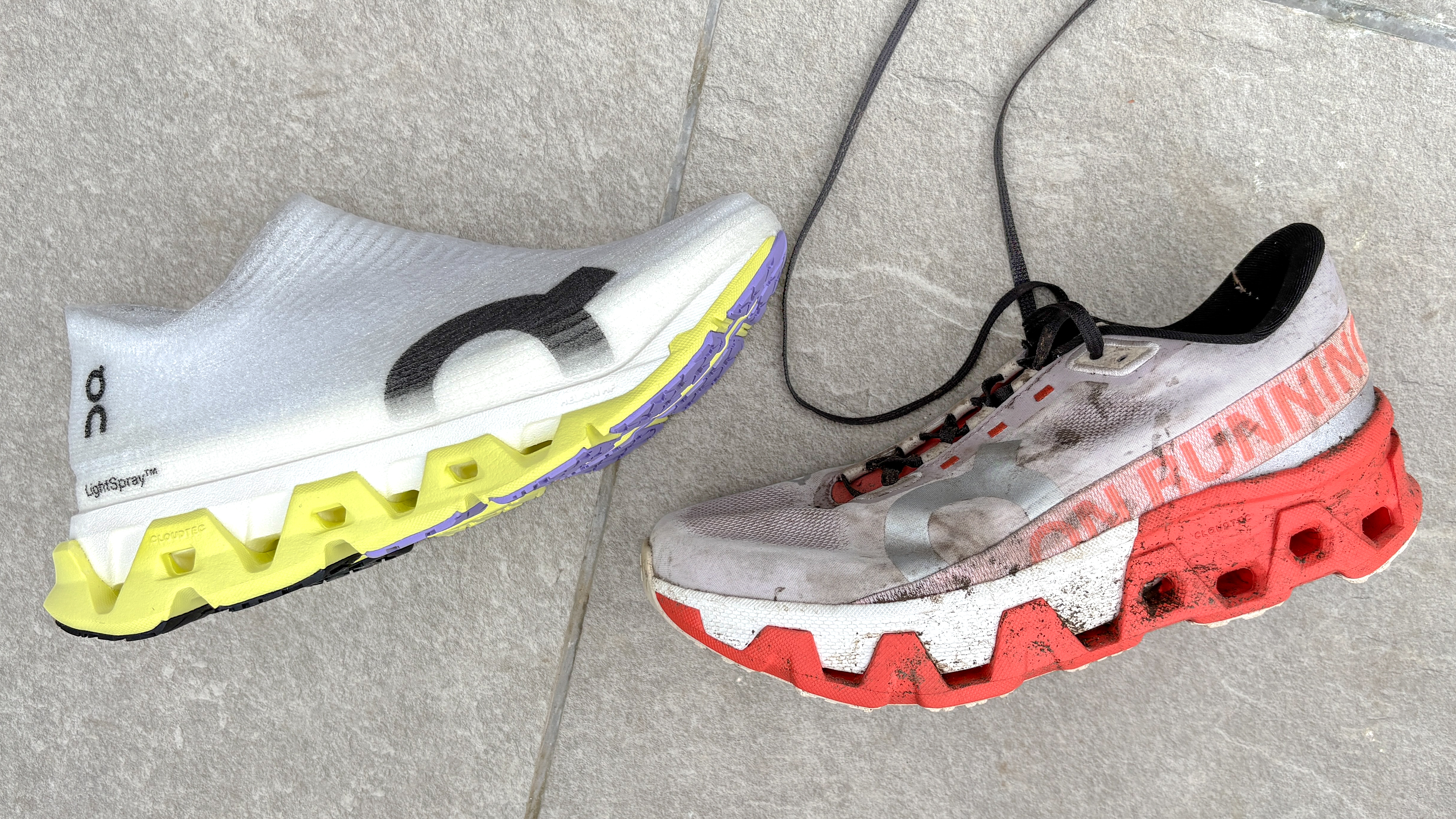 On Cloudmonster 3 Hyper LS and On Cloudmonster Hyper