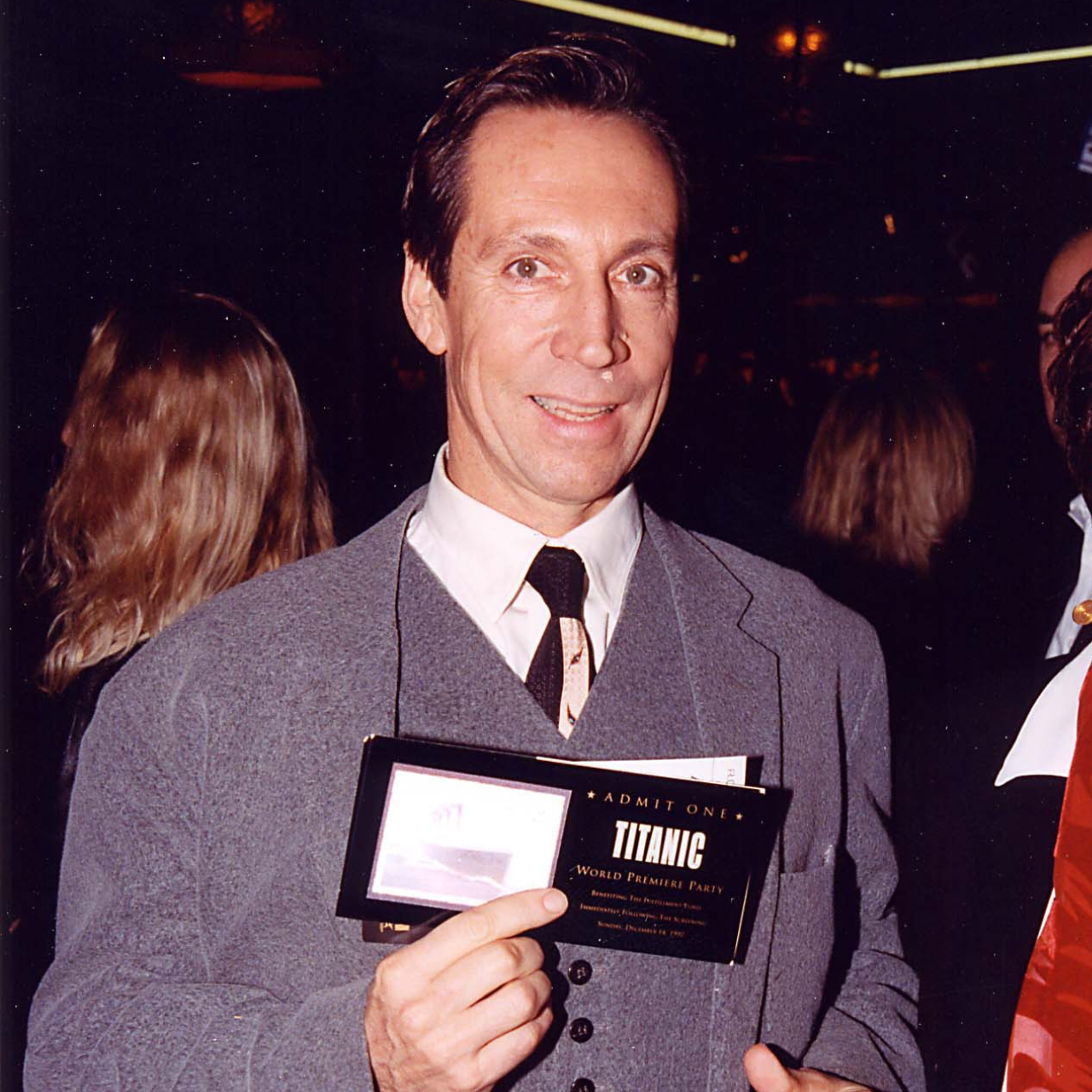 Jonathan Hyde attends the Hollywood premiere of Titanic