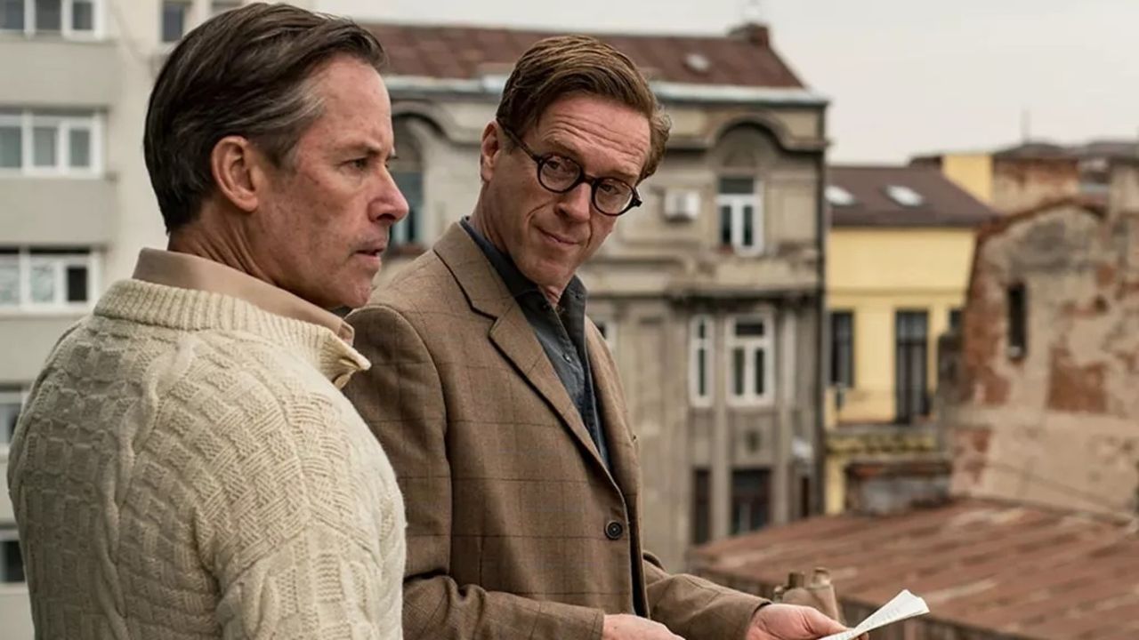 Guy Pearce and Damian Lewis in A Spy Among Friends 