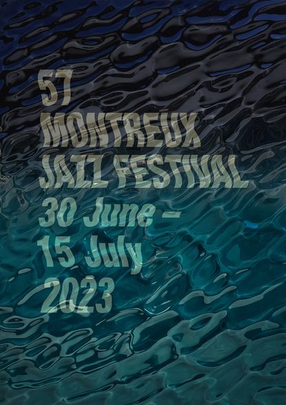 Guillaume Grando's design for 2023 Montreux Jazz Festival Poster