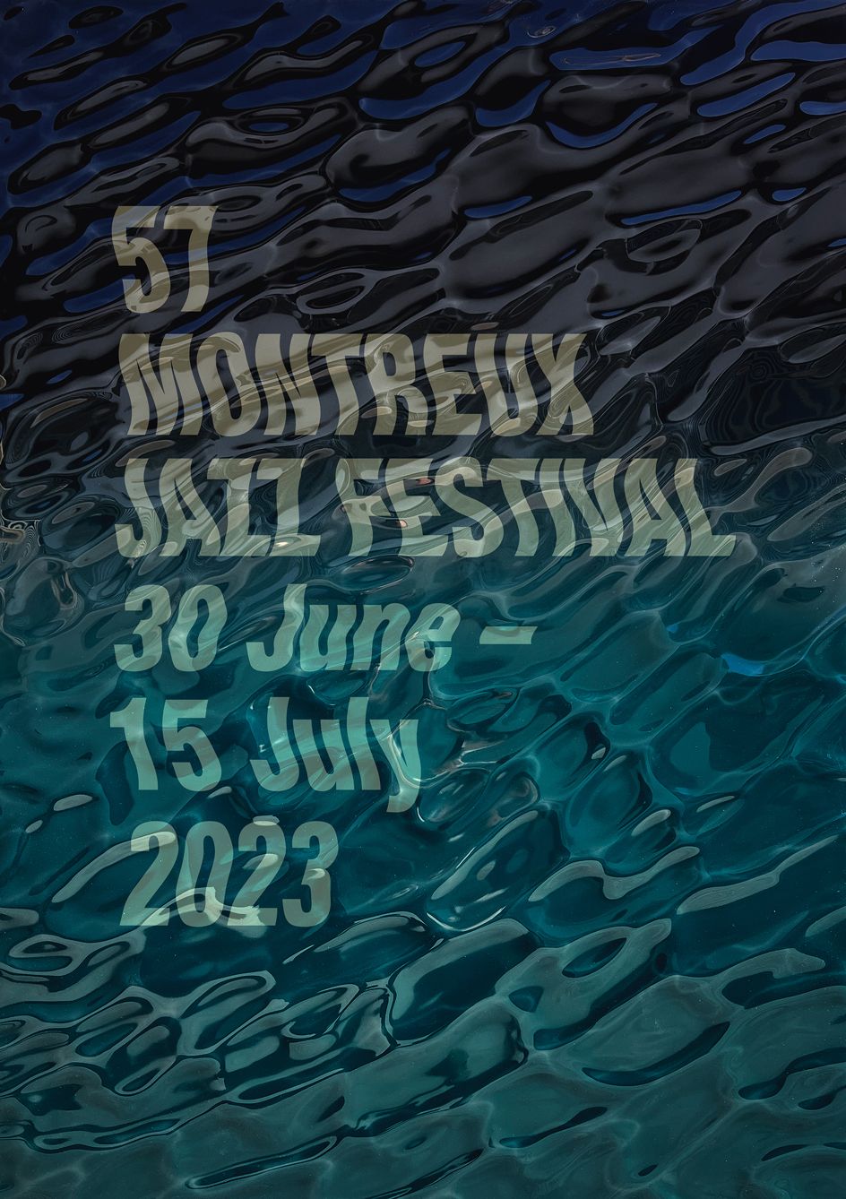 Guillaume Grando (SupaKitch)&#039;s design for the 57th Montreux Jazz Festival