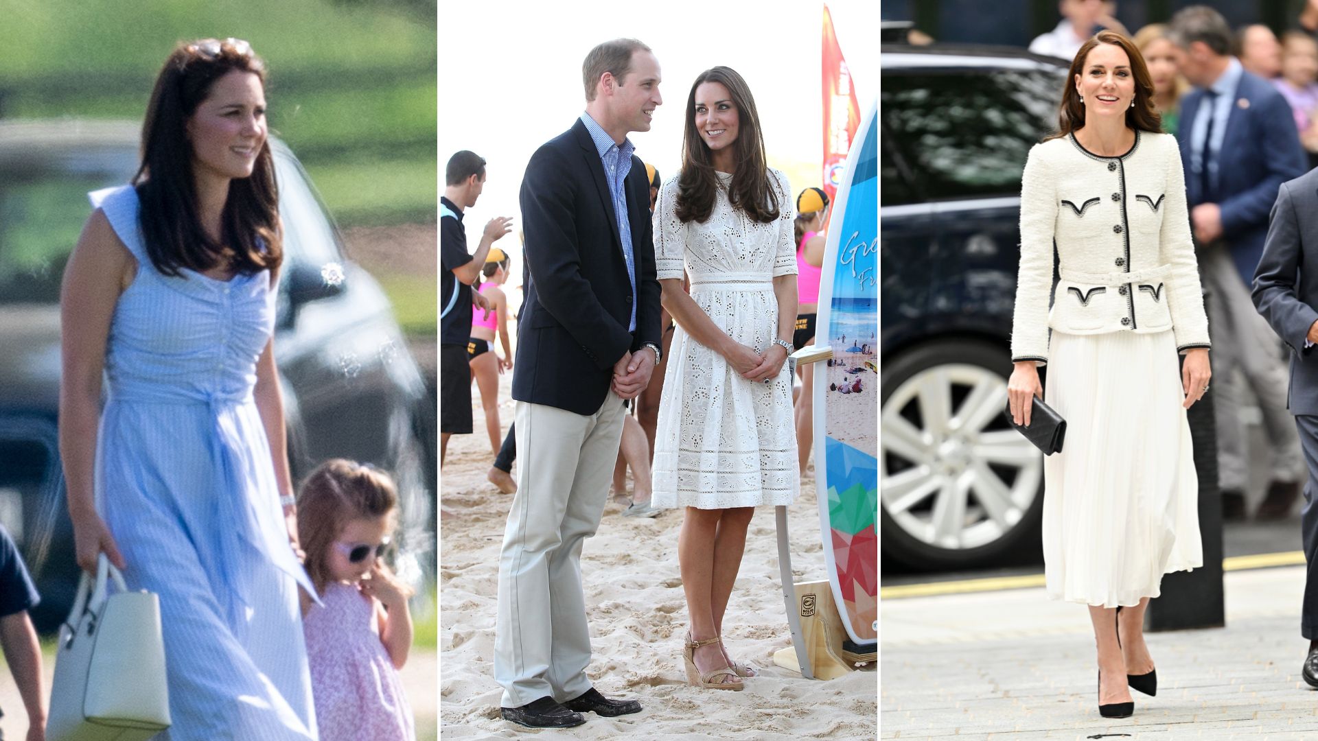 3 images of Kate Middleton