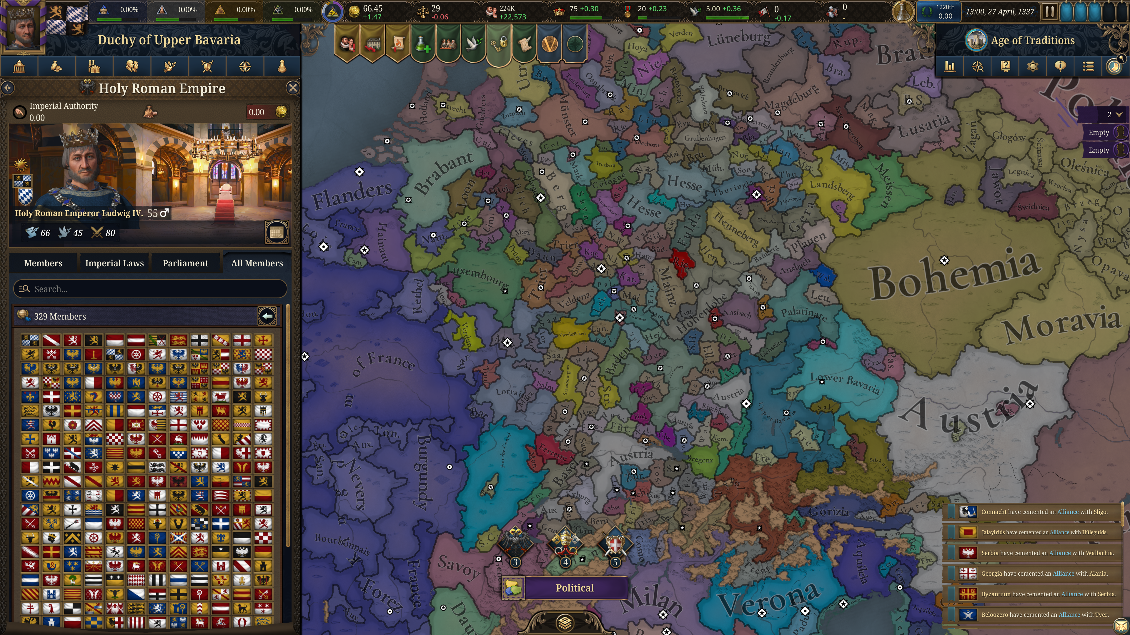 EU5 screens