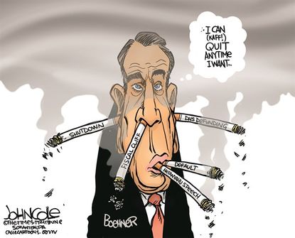 
Political cartoon U.S. Boehner GOP