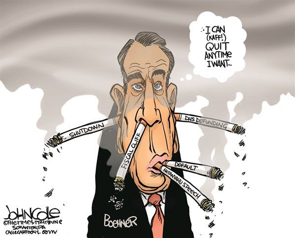 
Political cartoon U.S. Boehner GOP